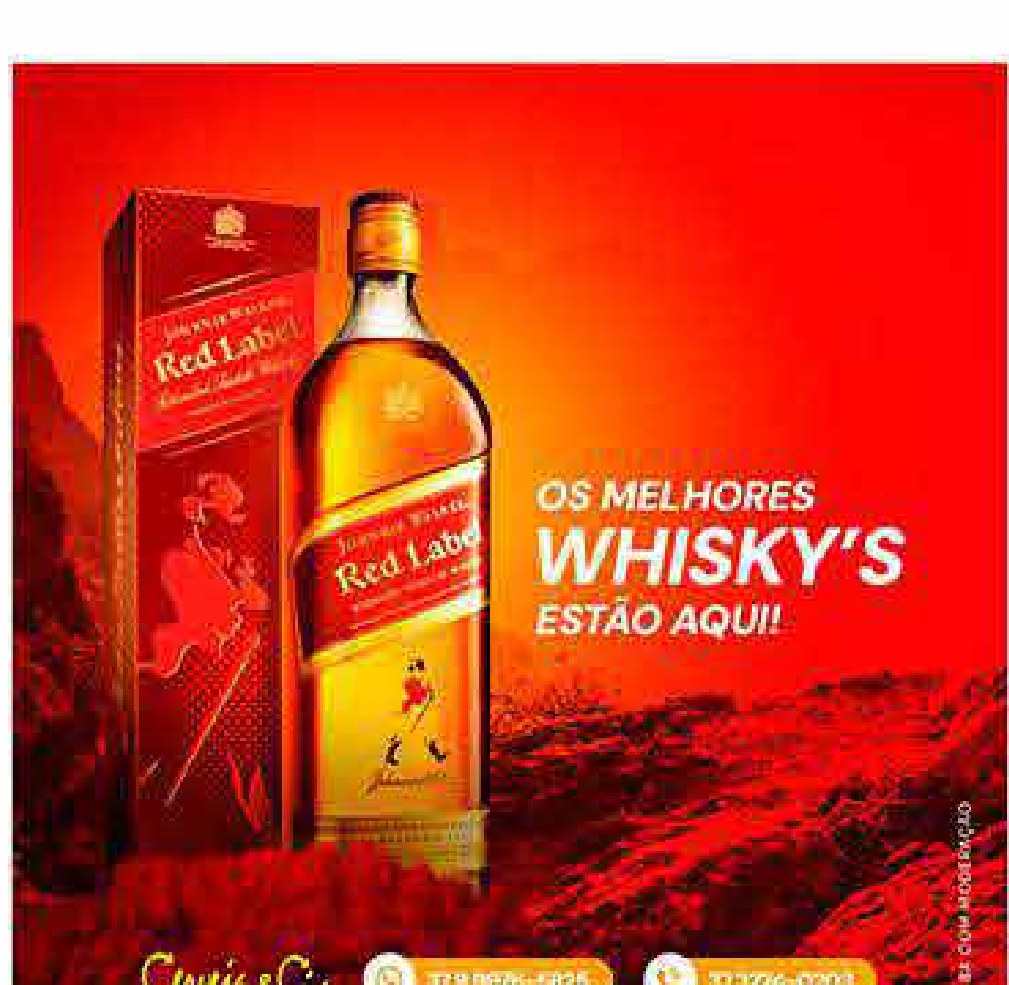 Arte de social media de whisky Red Label
