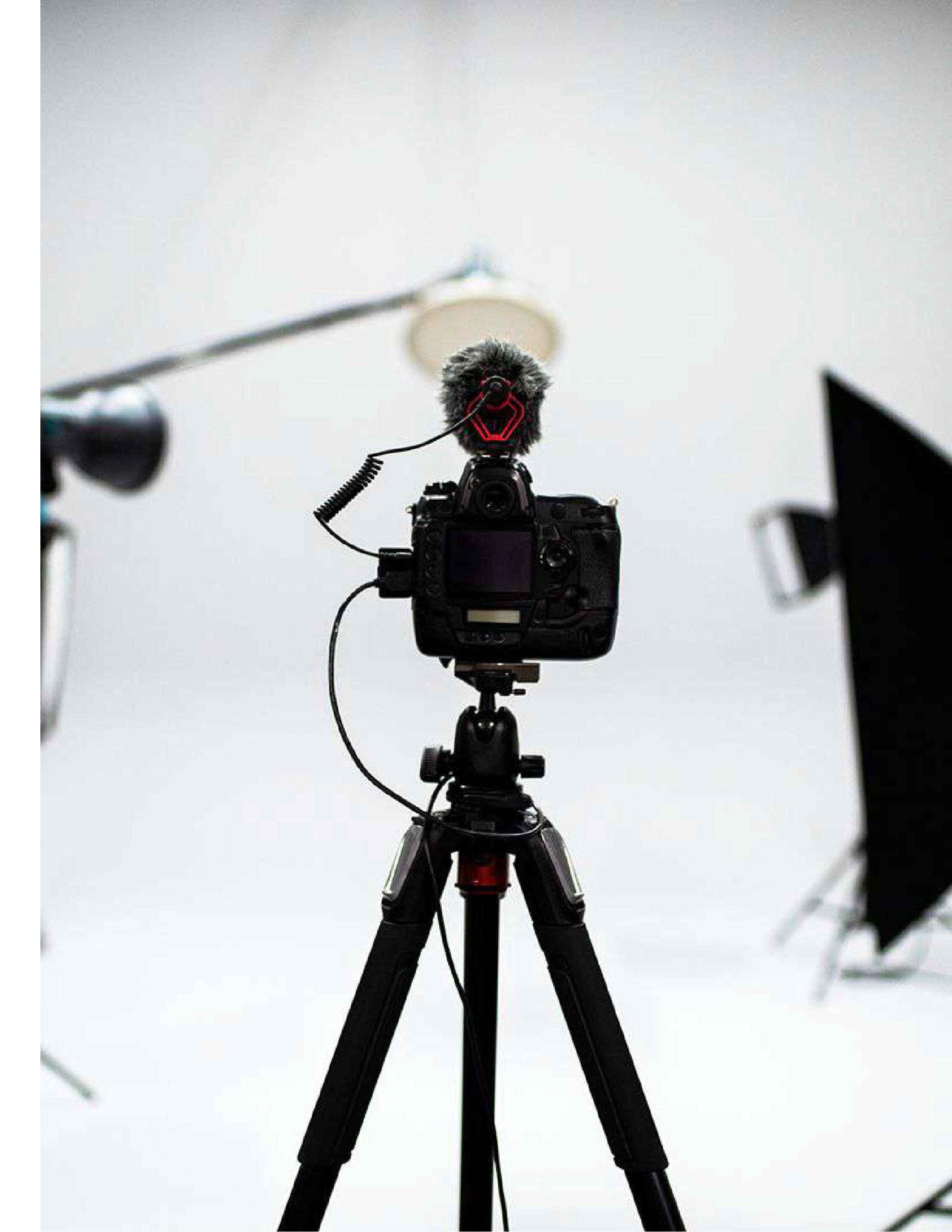 Estúdio fotográfico da Ideal Comunicação com equipamentos profissionais